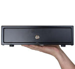12" Automatic POS Cash Drawer Compact Portable Cash Register Till Draw Box