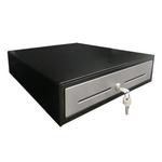 14" POS Cash Drawer with Stainless Steel Front Cash Register Till Draw Box