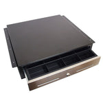 18-Inch Cash Drawer with Mounting Bracket and Cash Register