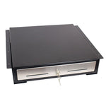 18-Inch Cash Drawer with Mounting Bracket and Cash Register