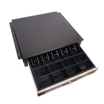 18-Inch Cash Drawer with Mounting Bracket and Cash Register