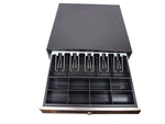 18-Inch Cash Drawer with Mounting Bracket and Cash Register