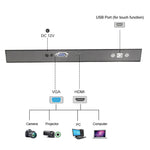 17 Inch Open Frame Design Touch Screen Monitor Display with VESA & Rear Mounting Bracket for Kiosk Industrial Automation POS Retail Self-Service
