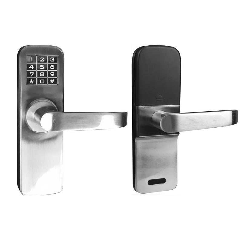 Digital Electronic Backlit Keypad Door Lock with Backup Keys, Keyless Entry by Password Code Combination