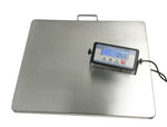 Extra Large Platform 22" x 18" Stainless Steel 400lb Heavy Duty Digital Postal Shipping Scale, Powered by Batteries or AC Adapter