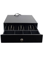 12" Automatic POS Cash Drawer Compact Portable Cash Register Till Draw Box