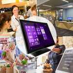 19 Inch Pro Capacitive LED Backlit Multi-Touch HDMI Monitor, 4:3 Display 1280 x 1024, True Flat Seamless Design Touchscreen, Great for Office, POS, Retail, Restaurant, Bar, Gym, Warehouse