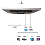 19 Inch Pro Capacitive LED Backlit Multi-Touch HDMI Monitor, 4:3 Display 1280 x 1024, True Flat Seamless Design Touchscreen, Great for Office, POS, Retail, Restaurant, Bar, Gym, Warehouse