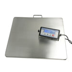 Extra Large Platform 22" x 18" Stainless Steel 400lb Heavy Duty Digital Postal Shipping Scale, Powered by Batteries or AC Adapter