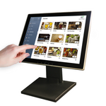 15" Pro Series Capacitive LED Backlit Multi-Touch Monitor, True Flat Seamless Design Touchscreen, Great for Office, POS, Retail, Restaurant, Bar, Gym, Warehouse, NO Driver Required (15 Inch)