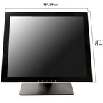 AJJ Living 1006017 17-Inch POS TFT LCD Touchscreen Monitor…