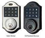 Keyless Touchscreen Motorized Deadbolt Electronic Digital Touchpad Keypad Door Lock (Oil-Rubbed Bronze )